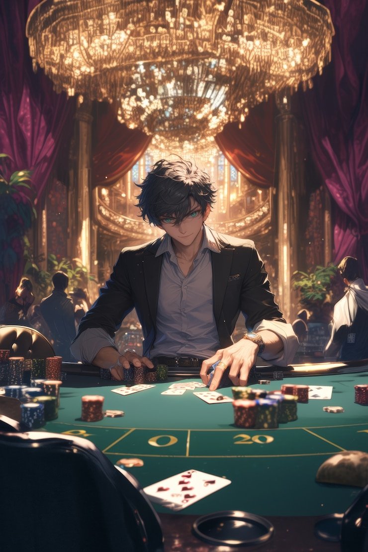 Dealer profesional lgtoto di studio Lightning Baccarat dengan setup multi-kamera